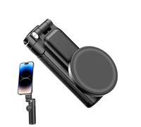 Magnetic Selfie Tripod - Small Selfie Tripod | Adjustable Stand Telescopic Foldable Five Section for Content Creation, Vlogging and Golf Recording