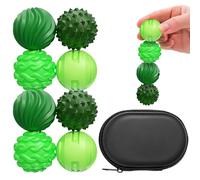 Magnetic Sensory Balls, Maslasee 8PCS Stress Relief Objects for Adults & Teens, Calming Silicone Magnet Balls for Anxiety, Desk Accessories for Office, ADHD Support Tools for Focus