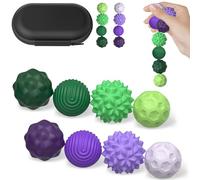 Magnetic Sensory Stress Balls, 8Pcs Textured Silicone Magnetic Sensory Fidget Balls for Motor Skills, Fun Magnet Sphere for ADHD, Autism & Stress Relief (L+Z)