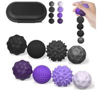 Magnetic Sensory Stress Balls, 8Pcs Textured Silicone Magnetic Sensory Fidget Balls for Motor Skills, Fun Magnet Sphere for ADHD, Autism & Stress Relief (H+Z)