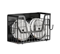 Magnetic Shelf for Fridge, Side Refrigerator Storage Racks, 16.93x8.27x1.97 Inches Multi Purpose Magnetic Rack Holder to Seasoning, Aprons, Garbage Bags, Dishcloths in Kitchen, Dorm, Bathroom