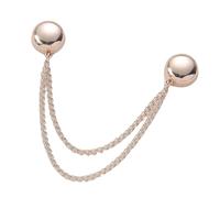 Magnetic Shirt Clip - Metal Magnetic Button Clips with Chain - Decorative Fashion Clothespin for Girls Women Teens Waist Daily Travel Headscarf Sleeve Pants Hat Scarf Cuff