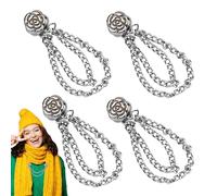 Magnetic Shirt Clips for Women Clothes, Magnetic Chain Chalization Multiple Uses for Women-Multifunction Magnetic Clothes Clips for Daily Use, Dating, Carnivals, Travel, Party, Consulte la descripción