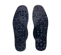 Magnetic Shoe Insoles Reflexology for Pain Relief, Magnetic Foot Acupuncture Point Therapy Insole, Magnet Massage Foot Insole,68 Magnets Washable Black,L