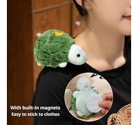 Magnetic Shoulder Plush Toy, Cute Stuffed Animals Doll, with Removable Magnet, That Clings to Your Shoulder, Soft Cozy Plush GIfts for Boys Girls Birthday Christmas Holiday Party (D)
