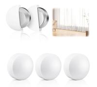 Magnetic Shower Curtain Weights, 3 Pairs Shower Curtain Weights, Heavy-Duty, Rustproof Silicone Coated, Heavy Magnets Prevent Curtain Liners from Blowing