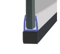 Magnetic Shower Door Seals | Fits 5 or 6mm Glass | Block Magnet | Sold Singularly | 2 Metres Long | MAG044 (200cm)