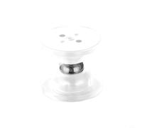 Magnetic Silicone Doorstop with Anti Collision and Windproof Features for Efficient Door Holding Design with Stable Base and Compact Dimensions (white)