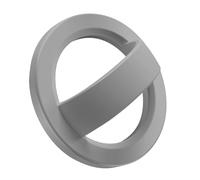 Magnetic Silicone Ring Grip Phone Holder，Comfy Loop Grip Phone Holder,Strong Grip,Comfortable,Easy to Install and Remove,Compatible with Magsafe for iPhone 16/15/14/13/12 Series (Grey)