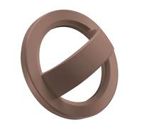Magnetic Silicone Ring Grip Phone Holder，Comfy Loop Grip Phone Holder,Strong Grip,Comfortable,Easy to Install and Remove,Compatible with Magsafe for iPhone 16/15/14/13/12 Series (Coffee)