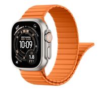 Magnetic Silicone Sport Loop for Apple Watch Bands 44mm 45mm 46mm 49mm iWatch Strap for Men & Women,Waterproof Band for Apple Watch Ultra 3/2/1 Series 11 10 9 8 7 6 SE 3/2/1