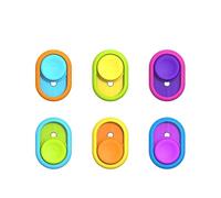 Magnetic Slider Fidget Toy Adults Anti Stress Fingertip Spinner Fidgeting(B 2PCS)