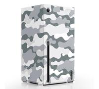 Magnetic Smart Wraps Étui de Protection Complet Pour Console Xbox Series x Avec Cuir Synthétique de Qualité Supérieure et Doublure Intérieure Douce - Camouflage Gris, LLHJUNUK, Camouflage gris.