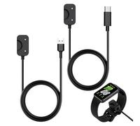Magnetic Smartwatch Charger for Samsung Galaxy Fit 3, 2 Pcs USB and Type C Fast Charging Cable Replacement Smartwatch Charging Cord Durable Magnetic Dock Charging Lead