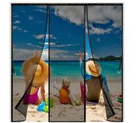 Magnetic Sn Door 170x230cm - Double Door Bug Net for Sliding & Balcony Doors, No Drill Inllat, Easy to Use, Keeps Bugs Out, & Adjuble