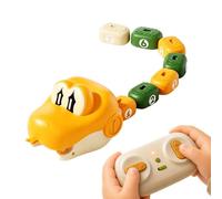 Magnetic Snake Game - Remote Control Toy With Sound & Light | Self-Eating Snake Race Car Toy, Interactive Parent-Child Competitive Game, Fun Kids Activity For Parties & Playtime