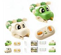 Magnetic Snake Game Toy, 2 Player Interactive Greedy Snake Game Toy | With Light & Sound, Remote Control Snake Game For Kids, Interactive Parent-Child Competitive Game Toy for Boys Girls