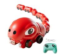 Magnetic Snake Toy Eating Itself, USB Rechargeable | Snake Eating Remote Control with Sound and Light, Parent-Child Interactive Running Toy