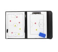 Magnetic Soccer Coaching Board, Soccer Clipboard for Coaches, with Magnetic Chess Pieces, Markers and Eraser, Foldable, Suitable for Daily Training