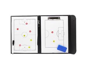 Magnetic Soccer Coaching Board, Soccer Clipboard for Coaches, with Magnetic Chess Pieces, Markers and Eraser, Foldable, Suitable for Daily Training