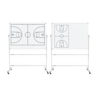 Magnetic Soccer Lineup Board, Basketball Dry Erase Coaching Broad, with Markers and Erasers, Durable Material, 360° Rotation, for Tactical Analysis(Basketball)