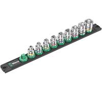 Wera 005450 Magnetic Socket Rail B Imperial 1 3/8"Dr Zyklop Socket Set 1/4"-3/4"