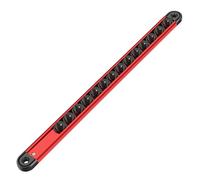 Magnetic Socket Tray, Standard Tool Holder, 12x4 Inches Socket Rail with Strong Magnet, Heavy Duty Aluminum Organizer, Tool Storage with Anti-Slip Design, Garage Accessory for Workshop and Toolbox