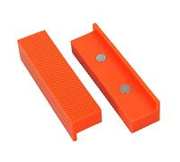 Magnetic Soft face Jaws Pads for Bench Vice Non Marking 4” / 100mm Orange
