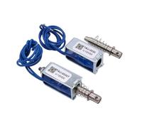 Magnetic Solenoid DC 6V 12V 24V Push Pull Open Frame Electromagnet TAU-0530 TAU-0530T Keeping Force 700g 1Pcs(TAU-0530T 6V)