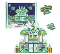 Magnetic space building blocks 66 pcs