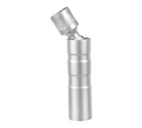 Magnetic Spark Plug Socket Long 12-point 16mm 3/8 Inch Drive Thin Wall | Wear-resistant Chrome Vanadium Alloy Steel, Built-in Magnet for Secure Hold, Automotive Repair Tool Compatible with Ratchet