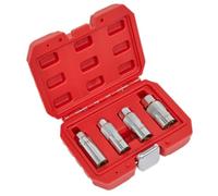Magnetic Spark Plug Socket Set 4pc 3/8''Sq Drive