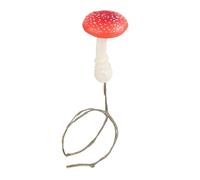 Magnetic spider cage decoration, mushroom enclosure ornament and terrarium display accessory, realistic miniature design feature, habitat decor for little year old