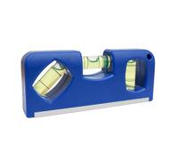 Magnetic Spirit Level for Levelling Precision, Pocket Sized Torpedo Spirit, Lightweight Portable and Great for Multitasking DIY Jobs (4" - Mini Magnetic Spirit Level)
