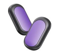 Magnetic Split Hand Warmer - 2-Pack USB Rechargeable Mini Portable 2-in-1 Hand Warmer & Charger, Same Color Set for On-the-Go Warmth (Dark purple)