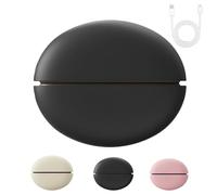 Magnetic Split Mini Hand Warmer, Portable Pocket-Sized Heater, 2 in 1 Magnetic Rechargeable Hand Warmers, Ultrathin Electric Handwarmers, with 3 Heat Settings (Black)