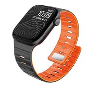 Magnetic Sport Bands Compatible with Apple Watch Ultra Band 49mm 46mm 45mm 44mm 42mm 41mm 40mm 38mm, Silicone Strap Secure T-Shaped Buckle Men Women for iWatch Series 10 9 8 7 6 5 4 3 2 1 SE Ultra 2