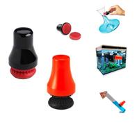 Magnetic Spot Scrubber, Magnetic Bong Cleaner, Magnetic Precision Scrubber, Aquarium Glass Cleaner, Magnet Cleaning Brush, Algae Scrapers, Scratch-Free No-Slip for Fish Tank Vases Decanter