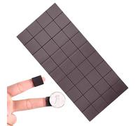 Magnetic Squares | Magnetic Strips Selff-Adhesive | Ultra-Thin Magnetic Tape | Magnetic Sheet with Adhesive Backing Peel-Off for Fridge Organisation, Art Project