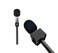Magnetic Stand for DJI Mic 3/Mini/1/2 /Rode Wireless Micro/GO II/Insta360 Air Handle Rig Mic Flag Interview Lavalier Wireless Microphone Adapter Holder Handheld Mount for Hollyland Lark M1/C1/Synco G1