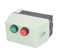 Magnetic Starter, IP55 ABS Waterproof Case Single Phase Motors Overload Protection Magnetic Starter Motor Control Defect Protection Powerful Starter Magnetic Switch