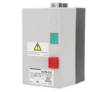 Magnetic Starter, Irreversible Manual Direct Start Type Control Motor Magnetic Switch Starter Electric Motor Starter for Motor Control 380V 50/60Hz (17-24A)