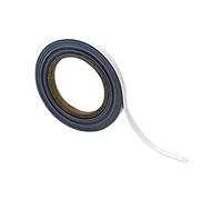 Magnetic Steel Easy-Wipe Tape, Thin & Flexible, Cut to Fit Strip, Strong Magnetic Tape, High Visible Identification, Suitable For All Non-Magnetic Surfaces - White - H.10mm x W.10M
