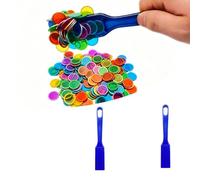 Magnetic Stick Early Learning Toy for Kids Spatial Thinking Logic Development Creative Building Play Indoor Parent-Child Fun Activity PS Plastic 19.1CM (Blue*2)