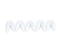 Magnetic Stir Bar PTFE Magnetic Stir Bar Set High Temperature Resistant oratory Mixer Bar Rod for Scientific Research Experiments Professional s 35x12mm 10Pcs White