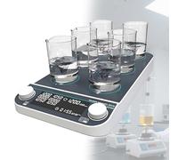 Magnetic Stirrer Magnetic Mixer Laboratory with Digital Display, Heating Function, and Large Capacity for Efficient Mixing and Asynchronous Control in Scientific Research