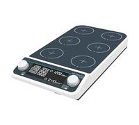 Magnetic Stirrer, Multi-position, Adjustable Speed 50-1500 RPM, Timer 1min-19h59min, 4/6/9 Stations, Synchronous/Asynchronous Control, LED Display