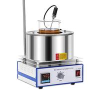 Magnetic Stirrer, Scientific Digital Water Bath & Oil Bath, Max Temperature 400°c, with Temperature Sensor, for Heating Treatment of Spherical Flasks