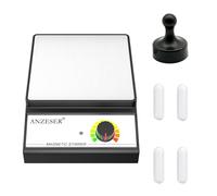 Magnetic Stirrer w/4 Stir Bars, 3000mL Mixing Capacity, 100-3000RPM (w/o Heating)