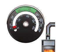 Magnetic Stove Pipe Thermometer - Large Temperature Gauge | Easy Read Heat Monitor | Durable Steel Attachment | Accurate Meter Wood Burning Pellet St0ve Use